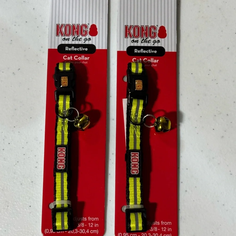 KONG Reflective Cat Collar - Yellow